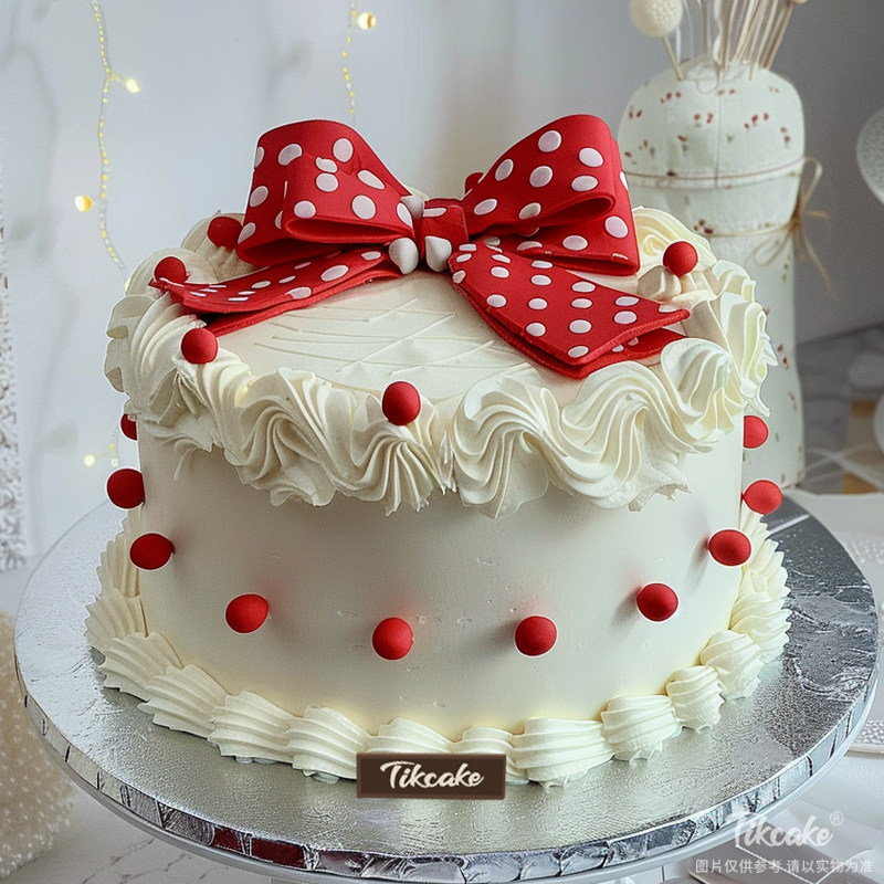 原创公主风翻糖鲜奶蛋糕
