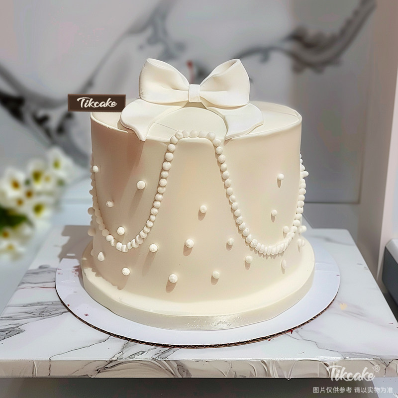 原创公主风翻糖鲜奶蛋糕（二）