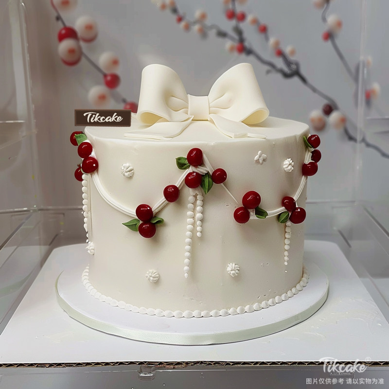 原创公主风翻糖鲜奶蛋糕（三）