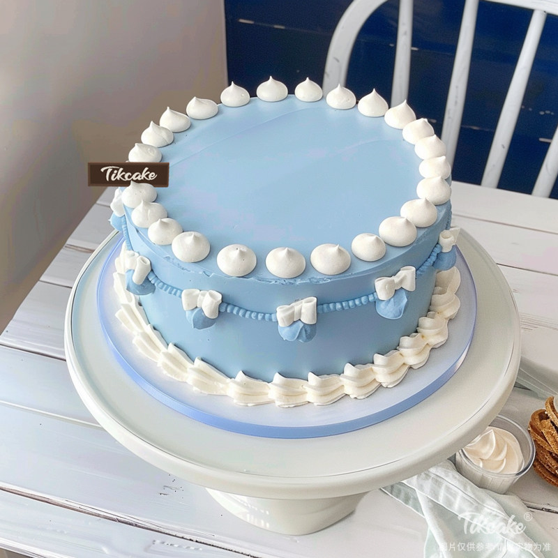 原创小清新鲜奶蛋糕