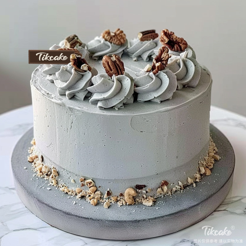 原创核桃主题鲜奶蛋糕