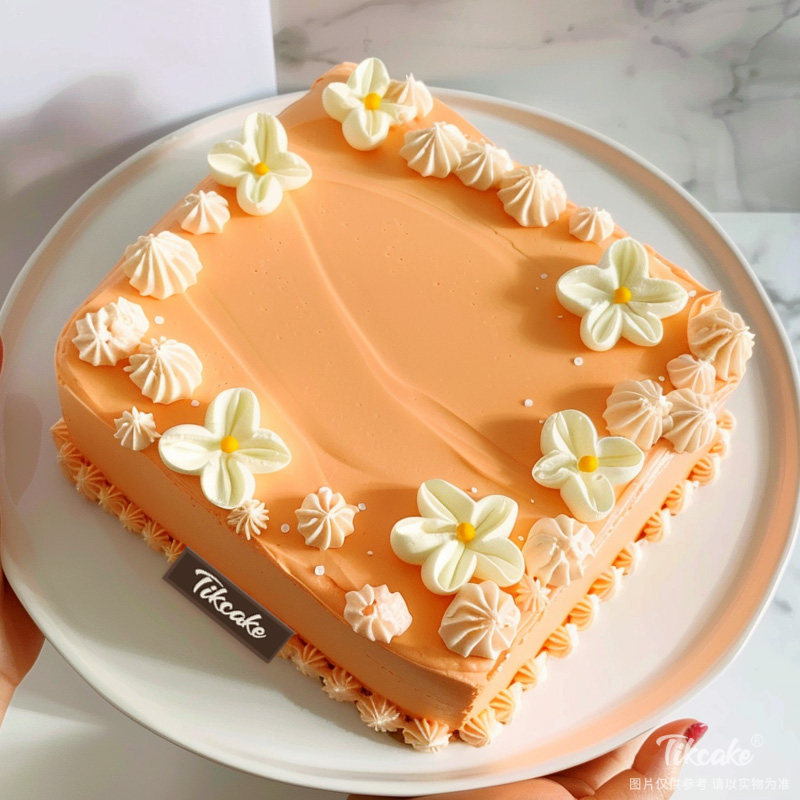 原创方形鲜奶蛋糕（二）