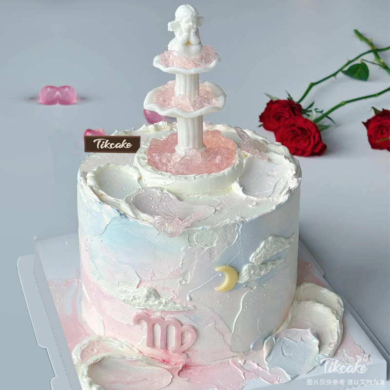 处女座许愿池主题鲜奶蛋糕（8.23-9.22）