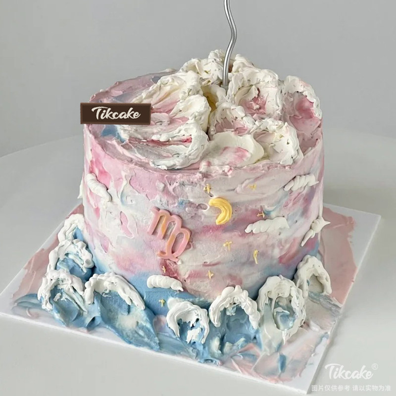 处女座主题简约鲜奶蛋糕（8.23-9.22）