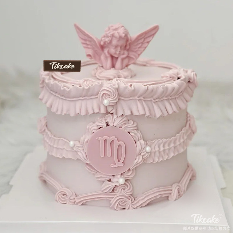 处女座主题简约鲜奶蛋糕三（8.23-9.22）