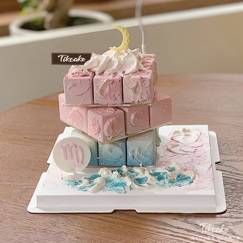 处女座主题魔方蛋糕（城市款）（8.23-9.22）