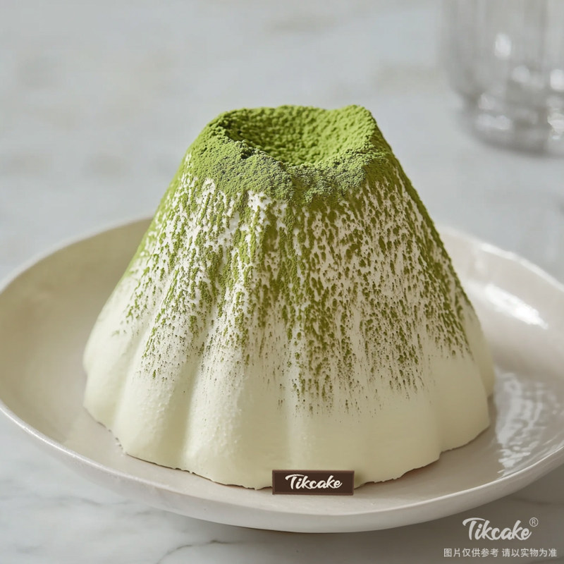 原创小火山主题鲜奶蛋糕