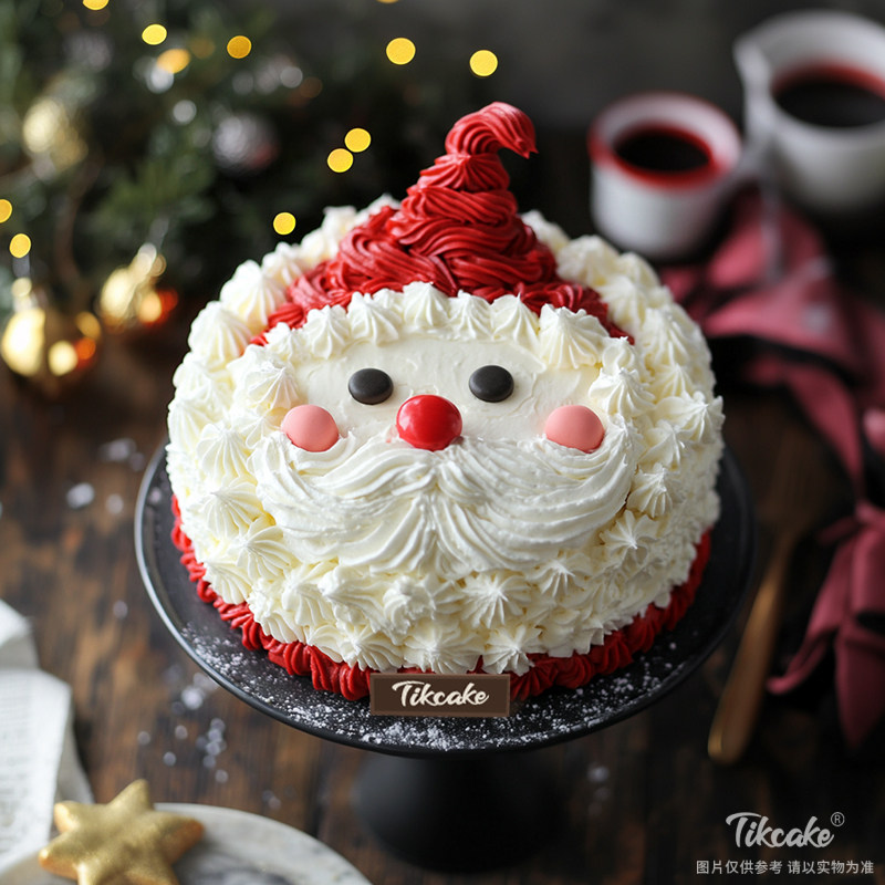 原创圣诞主题鲜奶蛋糕（三）