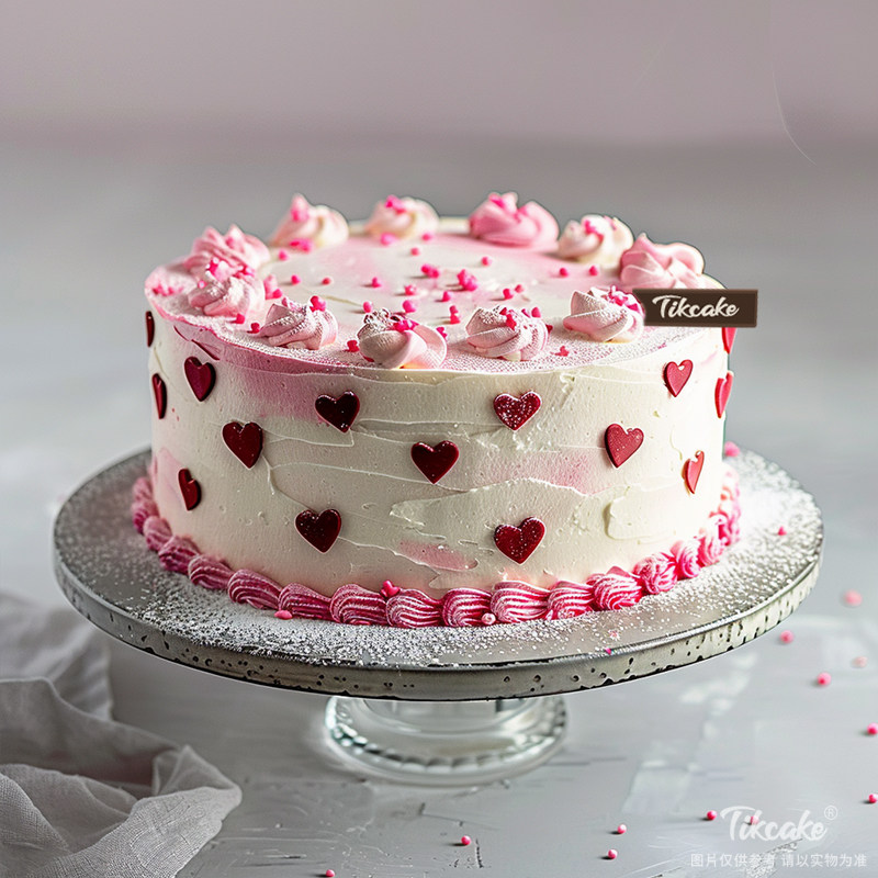 原创爱心主题鲜奶蛋糕（十六）