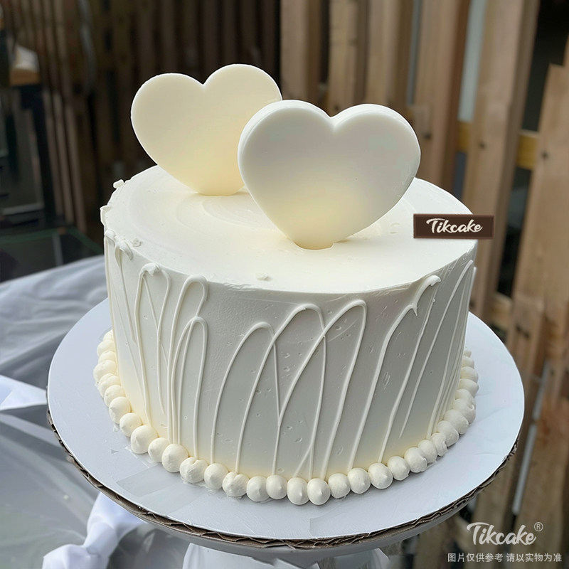 原创爱心主题鲜奶蛋糕（十七）