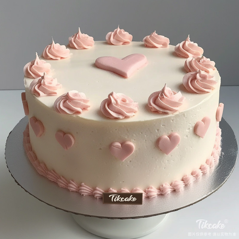 原创爱心主题鲜奶蛋糕（十九）