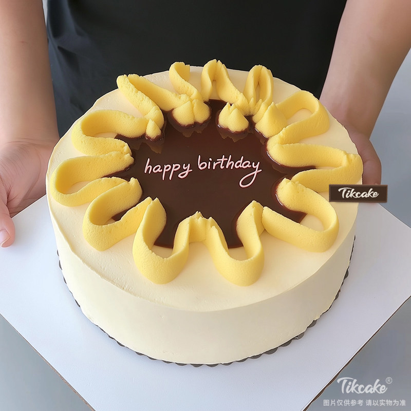 原创简约巧克力鲜奶蛋糕（四）