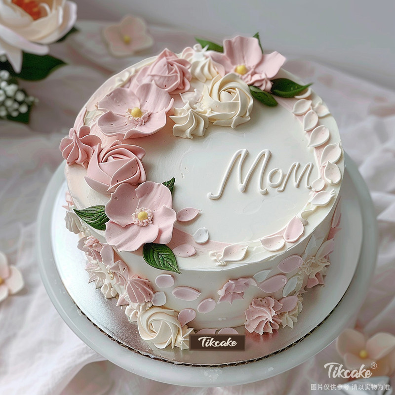 原创送母亲裱花蛋糕