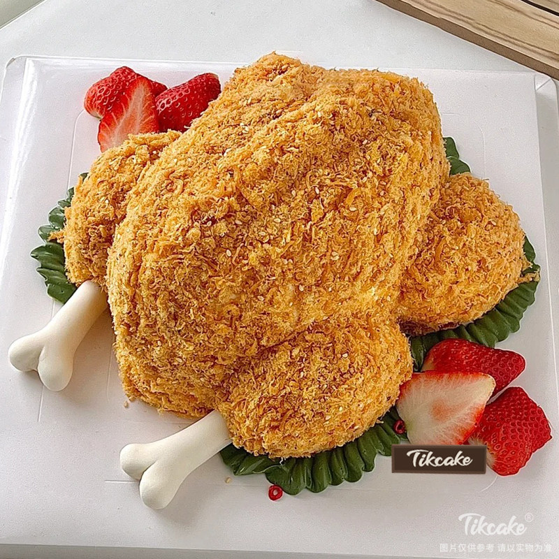 感恩节主题创意火鸡造型蛋糕