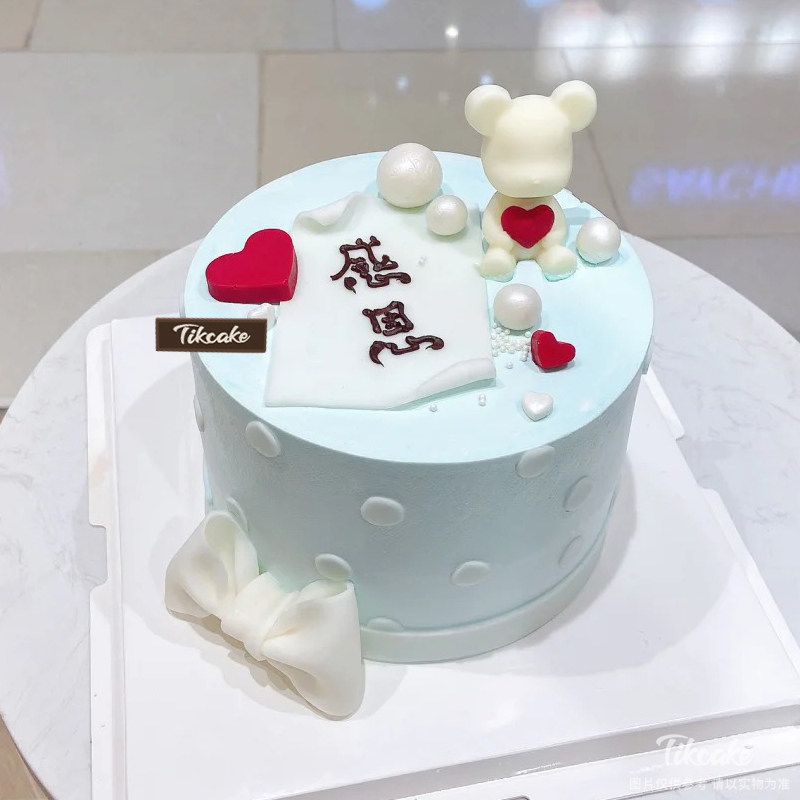 感恩节主题翻糖鲜奶蛋糕