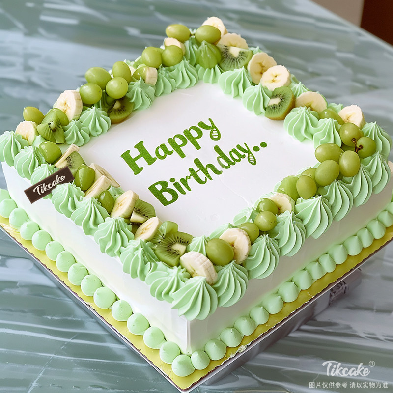 原创水果满满鲜奶企业蛋糕（二）