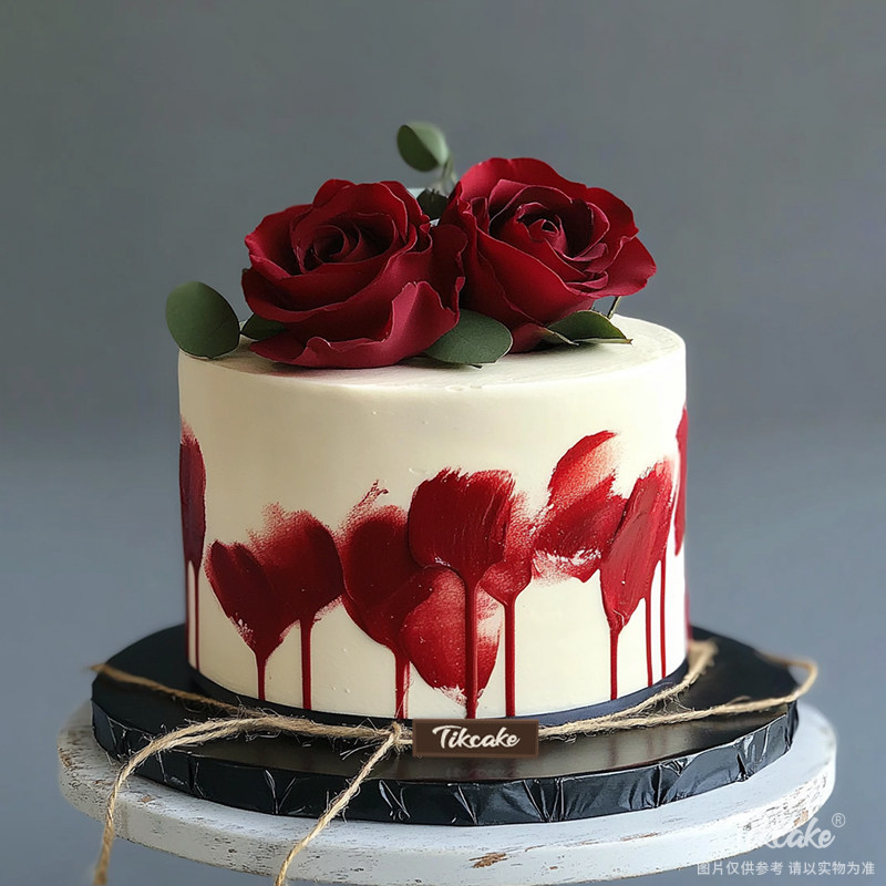 原创鲜花主题鲜奶蛋糕（十一）
