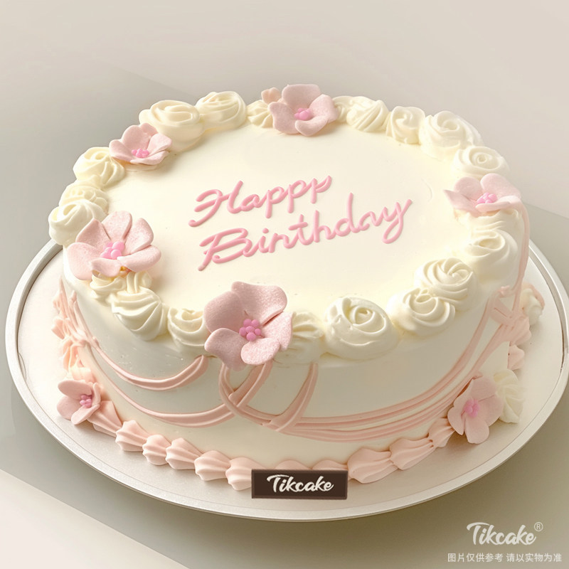 原创小清新翻糖鲜奶蛋糕（四）