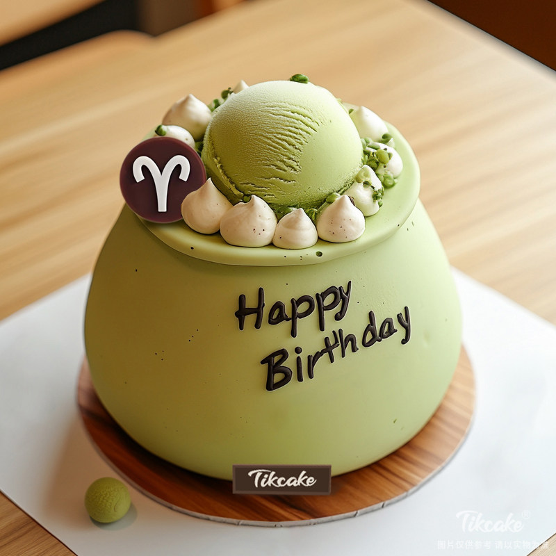  原创白羊座主题鲜奶蛋糕二（3.21-4.19）