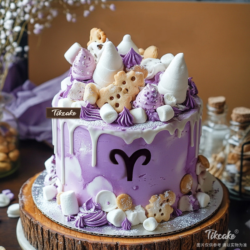 原创白羊座主题鲜奶蛋糕五（3.21-4.19）