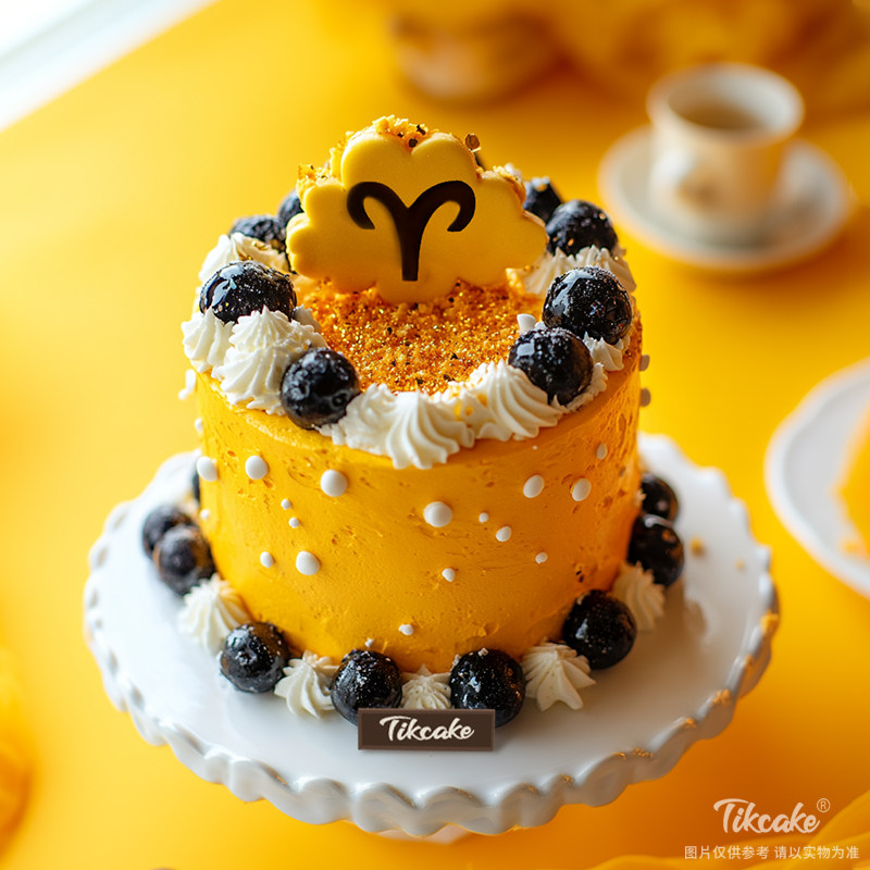 原创白羊座主题鲜奶蛋糕九（3.21-4.19）