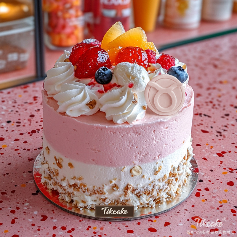 原创金牛座主题水果鲜奶蛋糕（4.20-5.20）