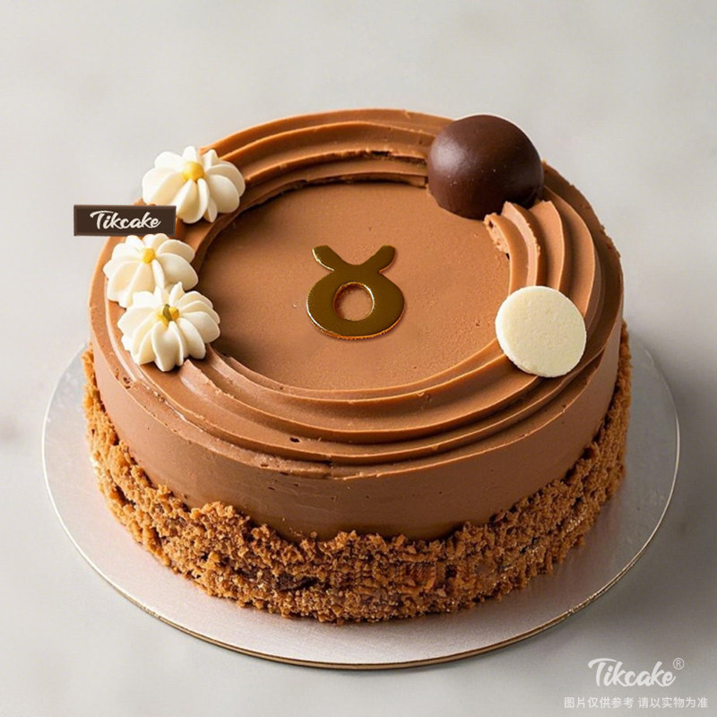 原创金牛座主题巧克力鲜奶蛋糕（4.20-5.20）