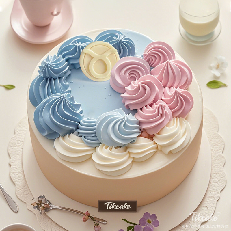 原创金牛座主题鲜奶蛋糕三（4.20-5.20）