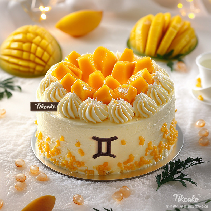 原创双子座主题水果鲜奶蛋糕（5.21-6.21）
