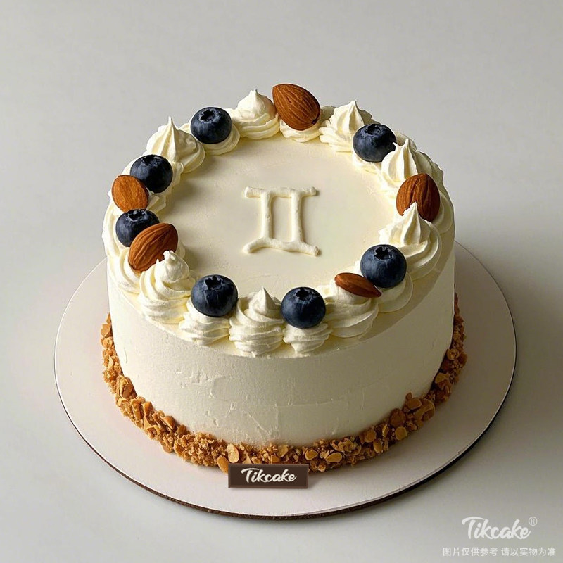 原创双子座主题水果鲜奶蛋糕三（5.21-6.21）