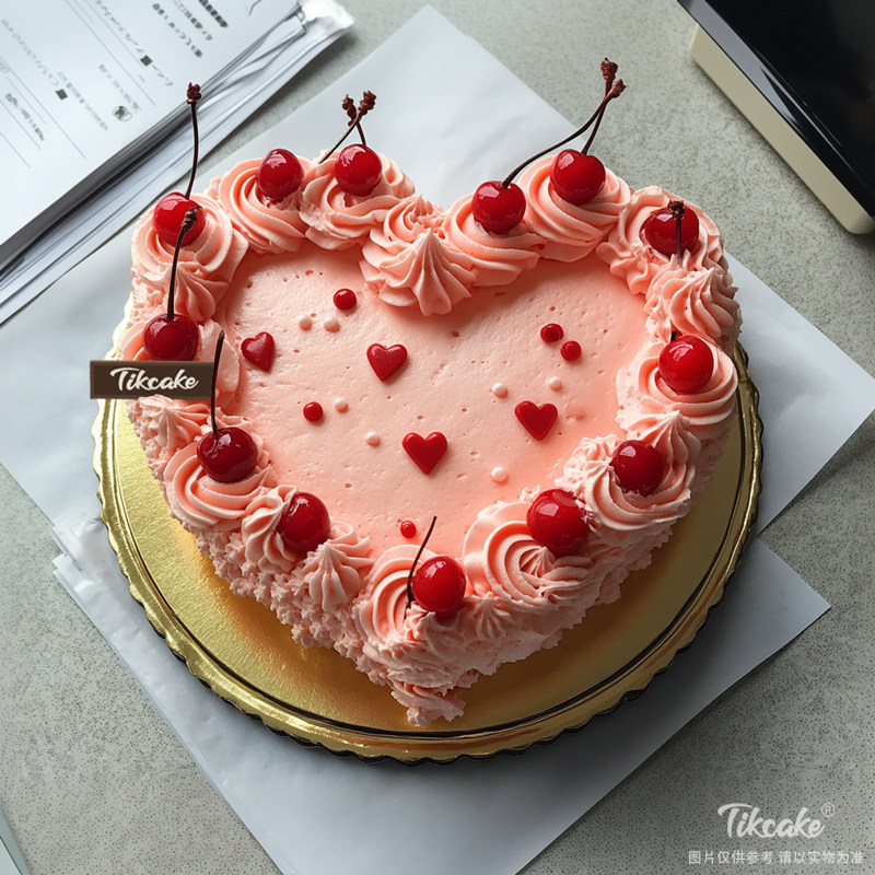 原创爱心主题鲜奶蛋糕（二十四）