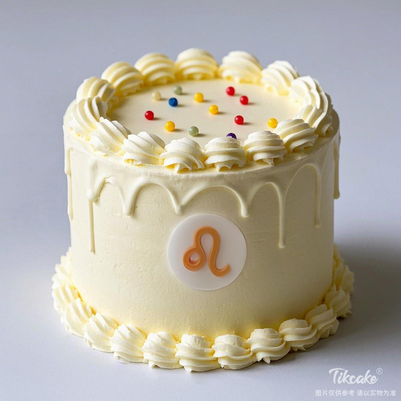 原创狮子座主题鲜奶蛋糕（7.23-8.22）