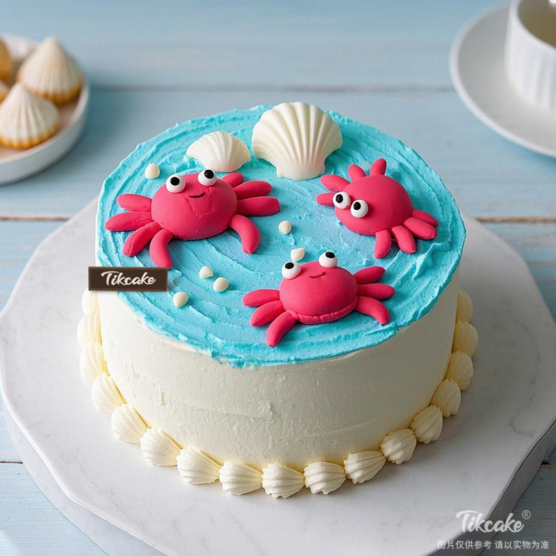 原创巨蟹座主题鲜奶蛋糕（6.22-7.22）