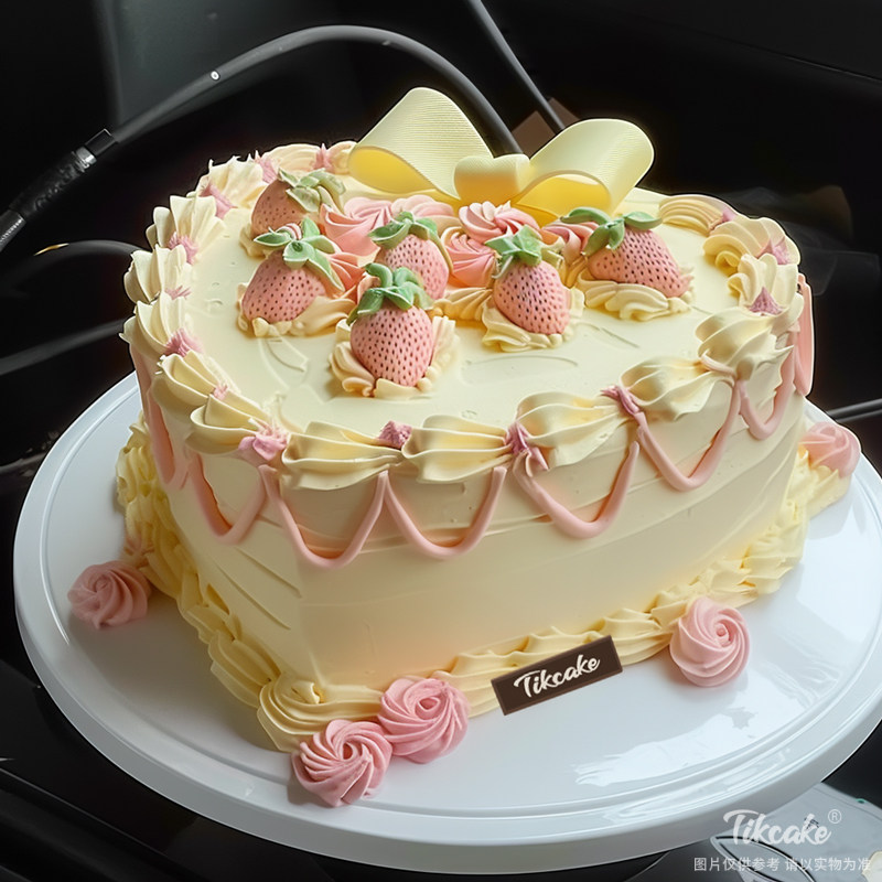 原创爱心鲜奶蛋糕（二）