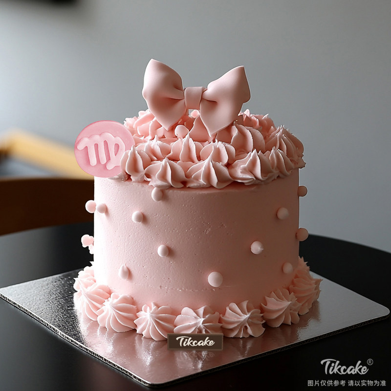 原创处女座主题翻糖鲜奶蛋糕（8.23-9.22）