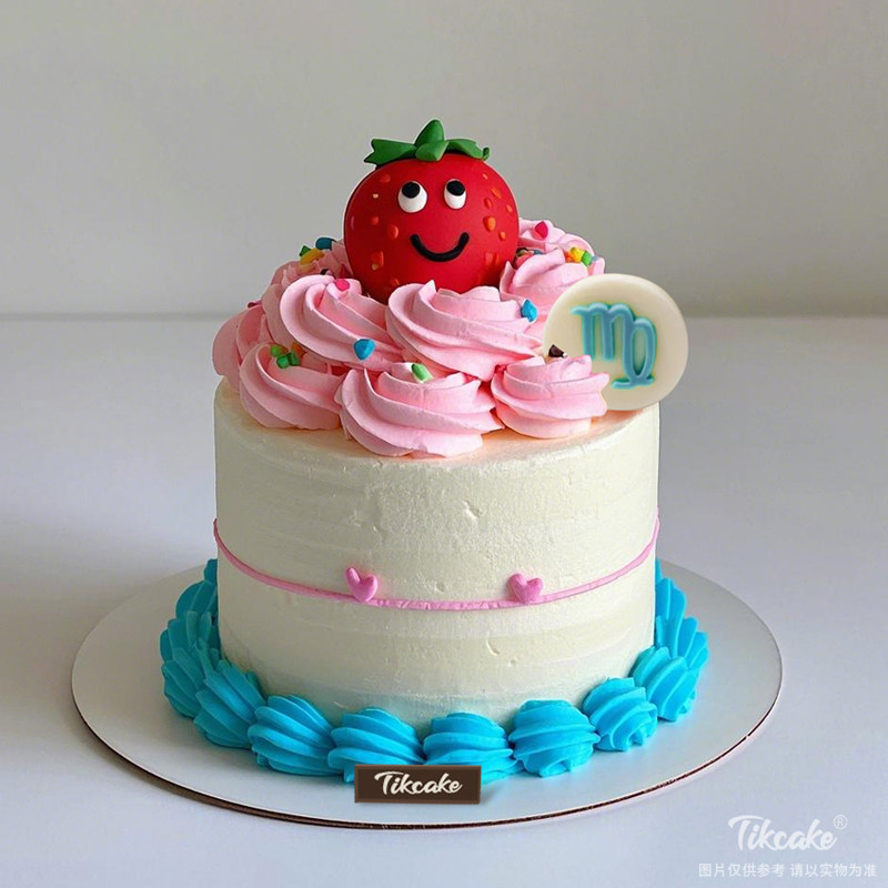 原创处女座主题鲜奶蛋糕二（8.23-9.22）