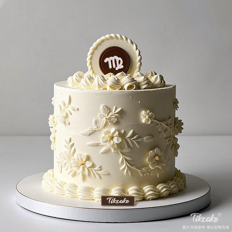 原创处女座主题鲜奶蛋糕七（8.23-9.22）