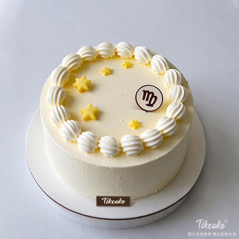 原创处女座主题鲜奶蛋糕八（8.23-9.22）
