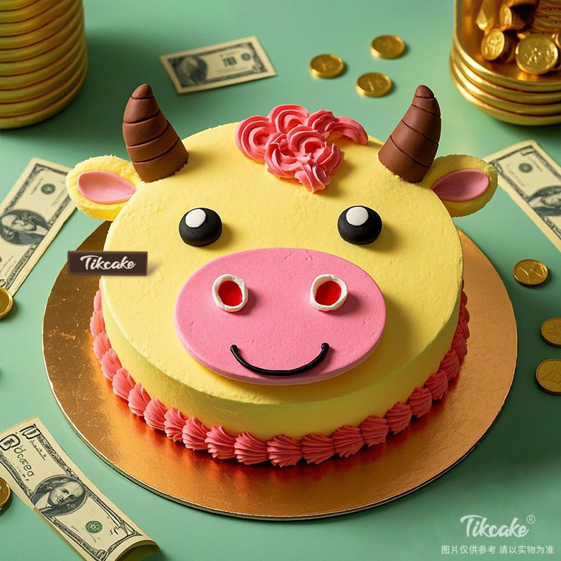 原创金牛座主题鲜奶蛋糕五（4.20-5.20）