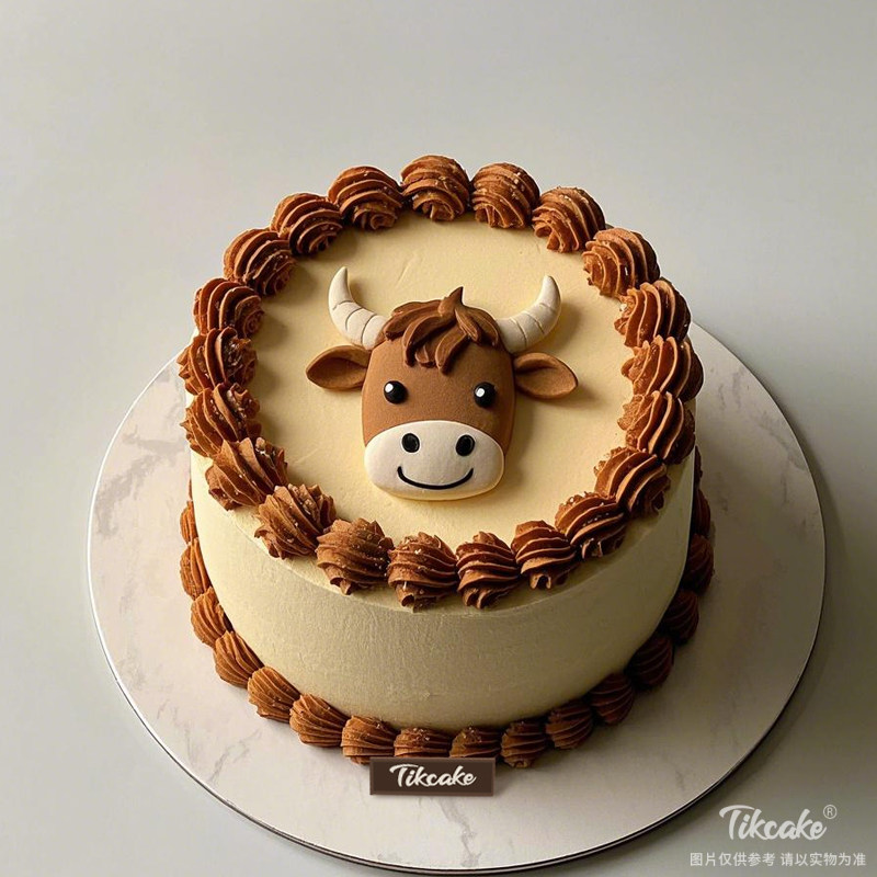 原创金牛座主题鲜奶蛋糕六（4.20-5.20）