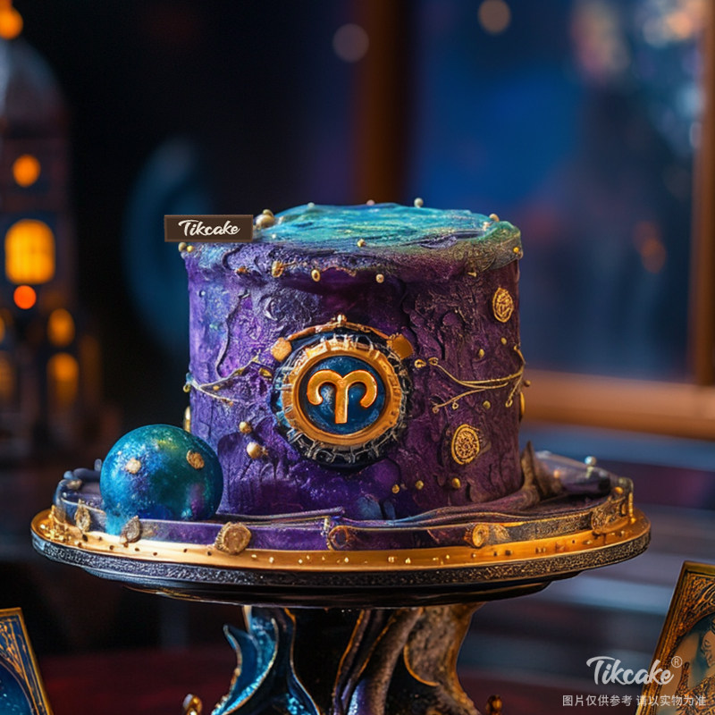 原创白羊座主题鲜奶蛋糕十三（3.21-4.19）