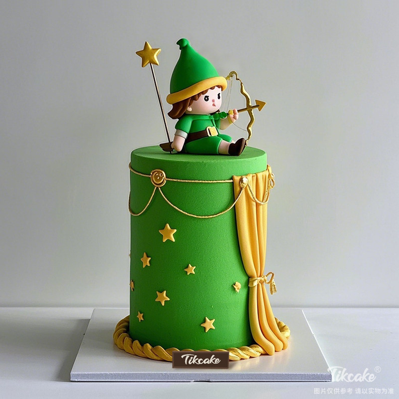 原创射手座主题翻糖鲜奶蛋糕（11.23-12.21）