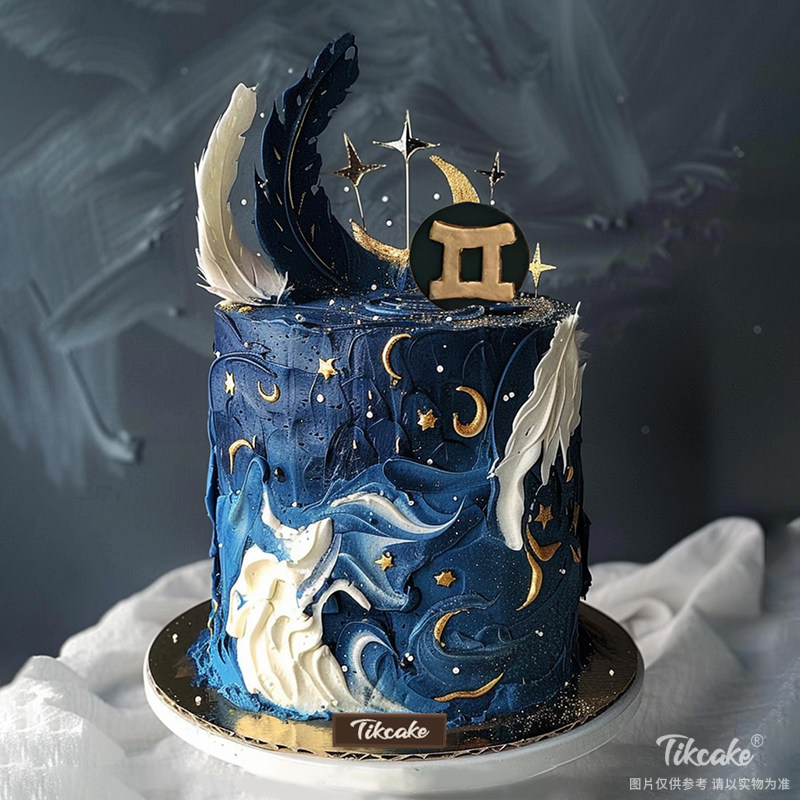 原创双子座主题鲜奶蛋糕七（5.21-6.21）