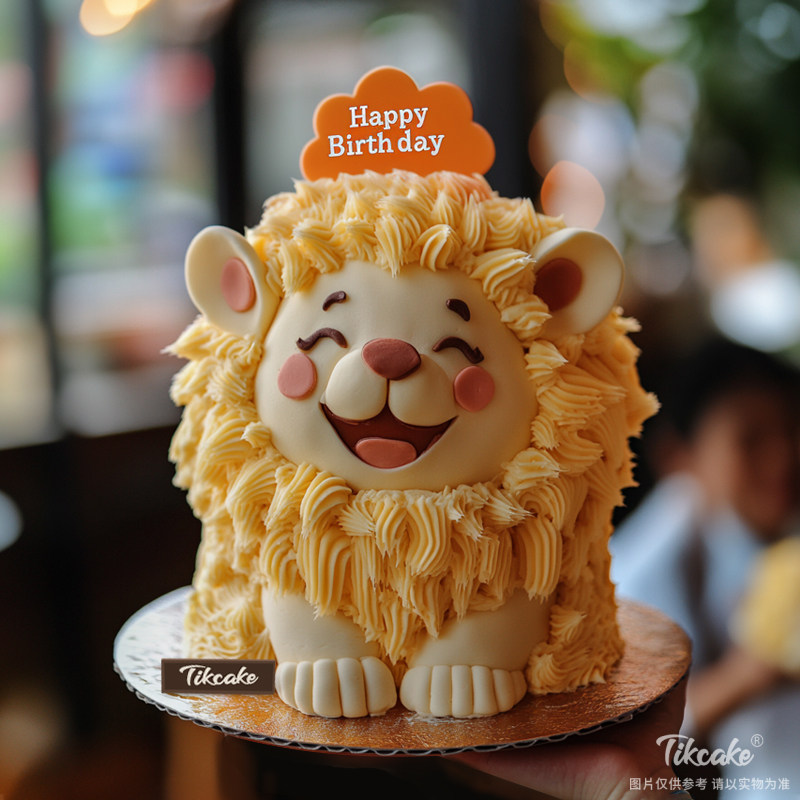原创狮子座主题翻糖鲜奶蛋糕五（7.23-8.22）
