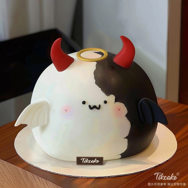 原创双子座主题翻糖鲜奶蛋糕四（5.21-6.21）