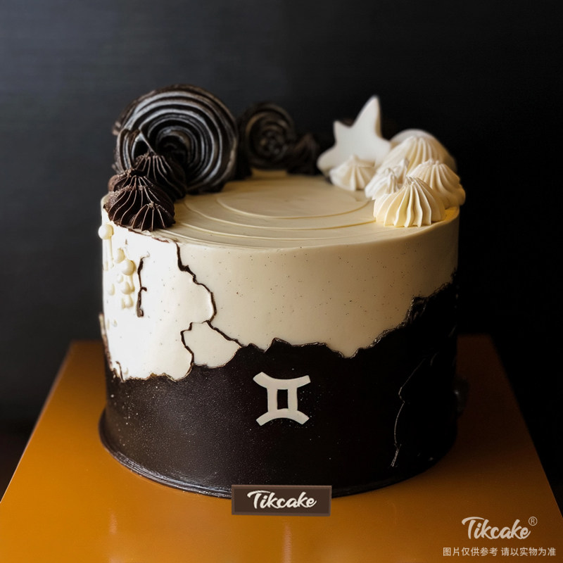原创双子座主题鲜奶蛋糕十四（5.21-6.21）