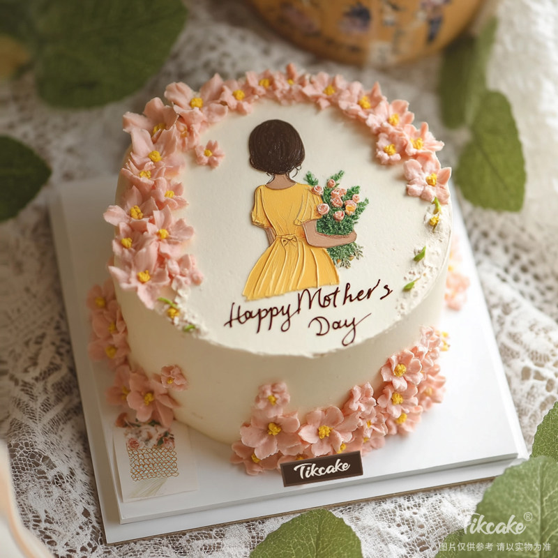 原创母亲节主题鲜奶蛋糕（二）