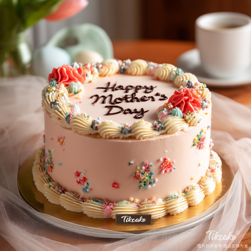 原创母亲节主题鲜奶蛋糕（五）