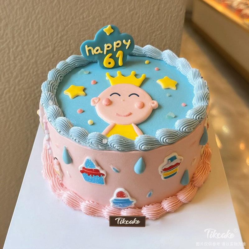 原创六一儿童节主题鲜奶蛋糕（三）