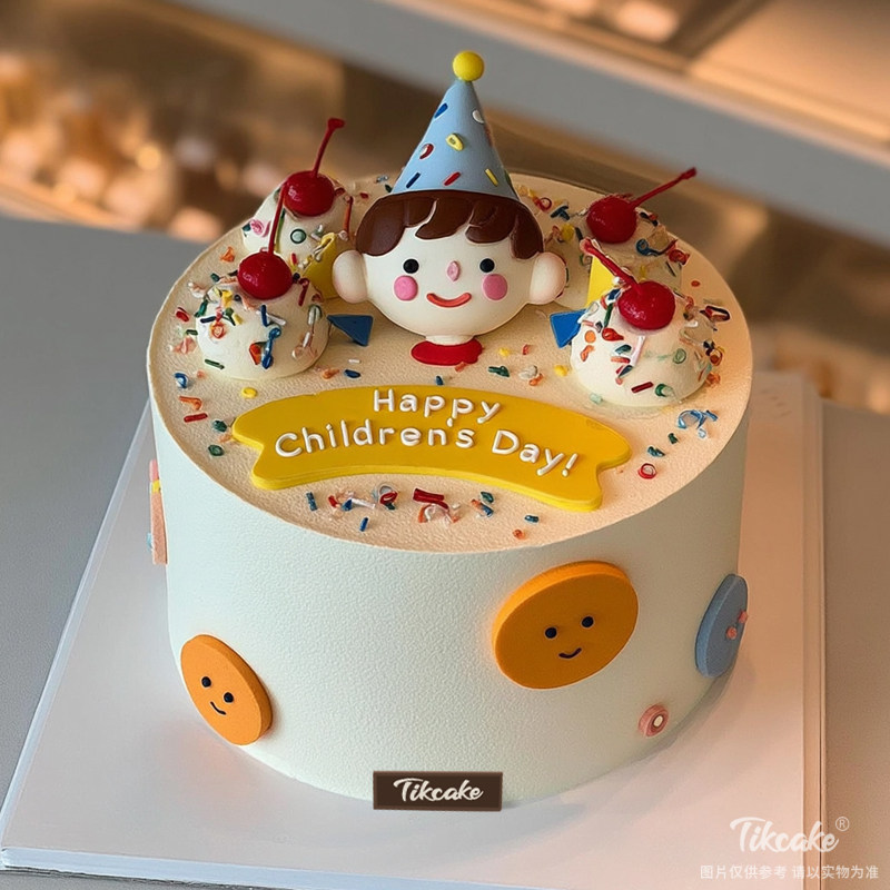 原创六一儿童节主题鲜奶蛋糕（四）